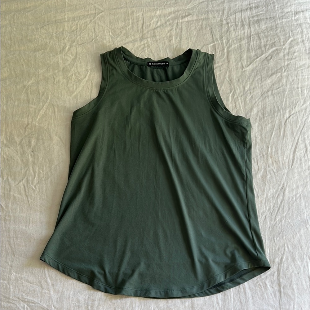 Thrive Societe green tank size small